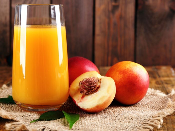 jugo de melocoton